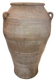 Vintage Moroccan Pottery Olive Jar
