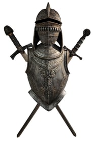 Chest of Armor With Decorative Swords