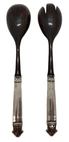 Pair of Sterling Salad Serving Utensils