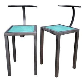 Pair of Phillipe Stark Bar Stools By Driade