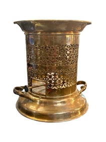 Silver Plated Sheffield Food Burner