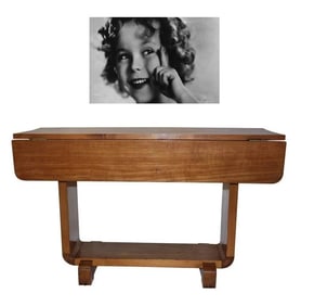 Shirley Temple's Art Deco Drop-Leaf Child Table