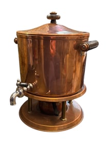 20th Century Copper Tea With a Burner