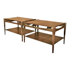 Pair of Mid-Century end tables by Bassett
