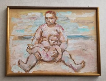 Impasto Figurative Art Painting