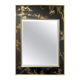 La Barge Chinoiserie Reverse Painted Mirror