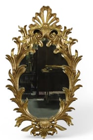 Large Gold Giltwood Wall Mirror