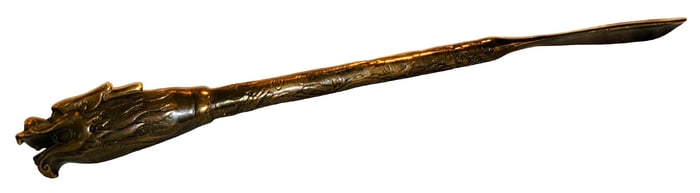 Bronze Dragon Fengshui Shoehorn