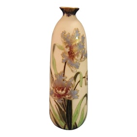 German Porcelain Orchid vase