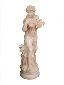 A Hand Carved Sculpted Marble Statue of Venus