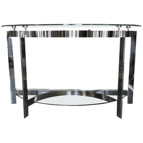 Modern Demilune Console