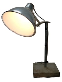 Industrial Tall Metal Table Lamp