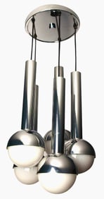 5 Light Mid Century Cascade Space Age Lamp