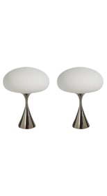 Pair of Mid-Century Portable Laurel Lamp