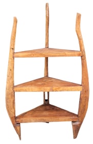 Three Tier French Country Farm Corner Shelf