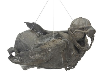 Specter III Aluminum Aviator Sculpture by John Battenburg