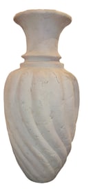 60s French Monumental Clay Painted Vase