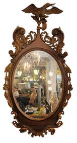 American Federal Style Mirror With Mallard Duck