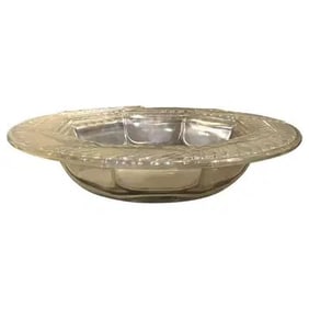 R. Lalique Fern Leaf Rimmed Bowl 20th Century