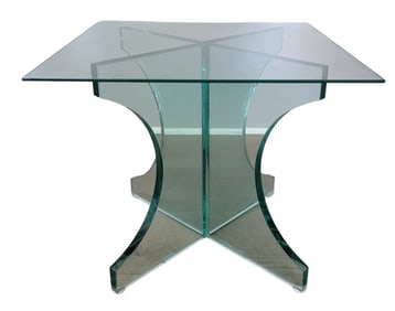 Contemporary Glass Side Table