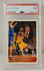 Kobe Bryant PSA Card 1996 Rookie Card Rare
