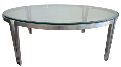 Metal and glass Contemporary Coffee Table