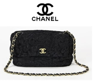 Unique Chanel Limited Edition Persian Lamb Shoulder bag