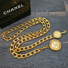 Auth CC Charm Chain/Belt