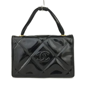 Auth. Chanel CC Quilted Leather Hand Bag