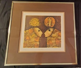 Art By Jeblonsky "Two Doves" Signed