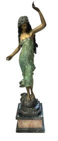 Bronze Female Sculpture of Godess of seasons