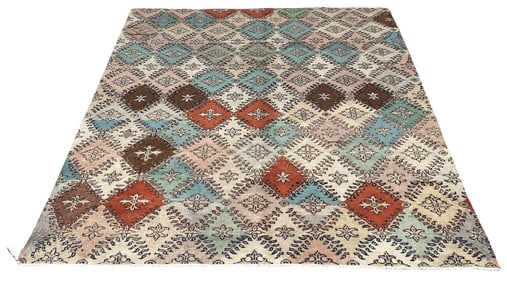 Mid Century Modern Handmade Rug