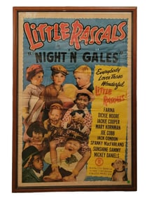 Vintage Frames Original Little Rascals Movie Poster