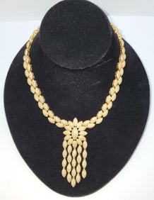 Italian 2kt Gold Plate Sterling with Sworovski Crystals