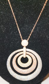 Sterling Silver Swarovski Crystal Necklace