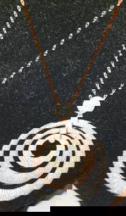 Sterling Silver Swarovski Crystal Necklace: Sterling Silver Swarovski Crystal Necklace