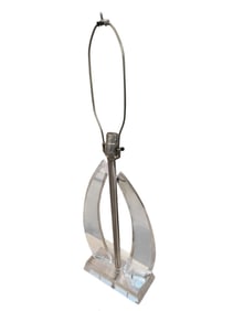 Mid-Century Modern Lucite Table Lamp