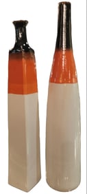 Pair of Mid Century Studio Pottery Vases