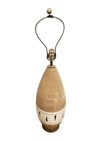 Mid-Century Modern Atomic Age Tall American Ceramic Table Lamp