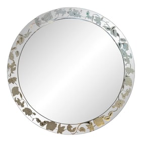 Mid-Century Modern Italian Hand Edged Mirror