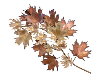 Mid Century Curtis Jere Branch With Leaves