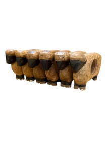 Set of 6 French Country Sheep Napkin Holder