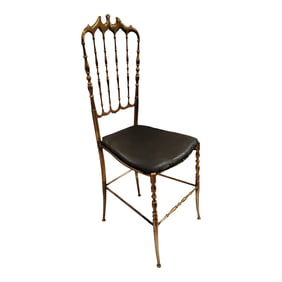 1960s Brass Italian Chiavari Chair