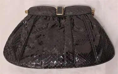 Vintage Black Clutch