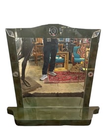 1930s Italian Art Deco Floor Mirror