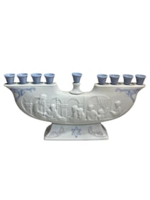 Menorah Lladro Candleholder