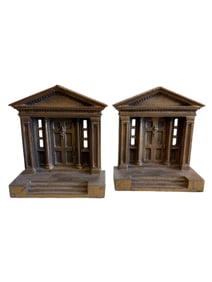 Bradley & Hubbard Cast Iron Front Door Bookends