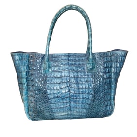 Crocodile Skin Shoulder Bag
