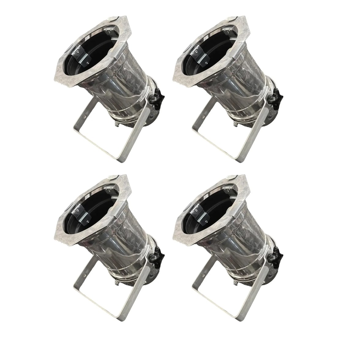Set of 4 70s Aluminum Stage SpotLight (1 of 7)