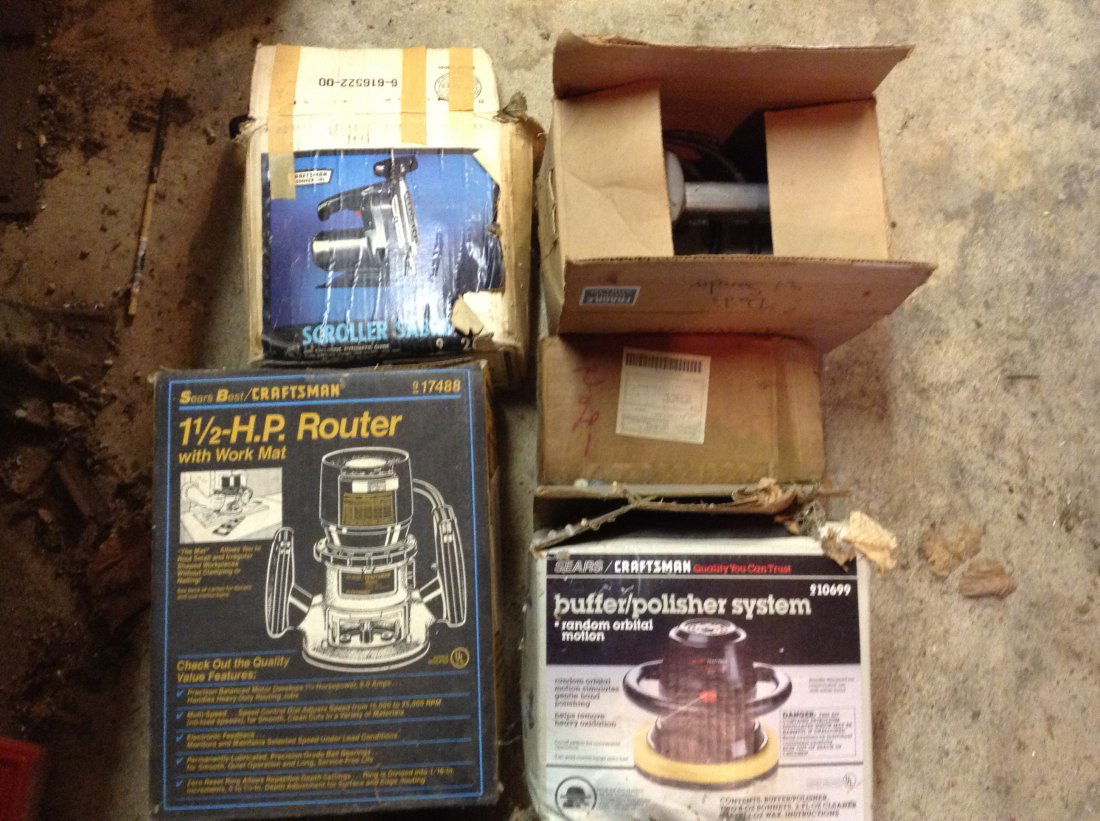 Craftman electric tools, router, scroll saw and more (1 of 1)
